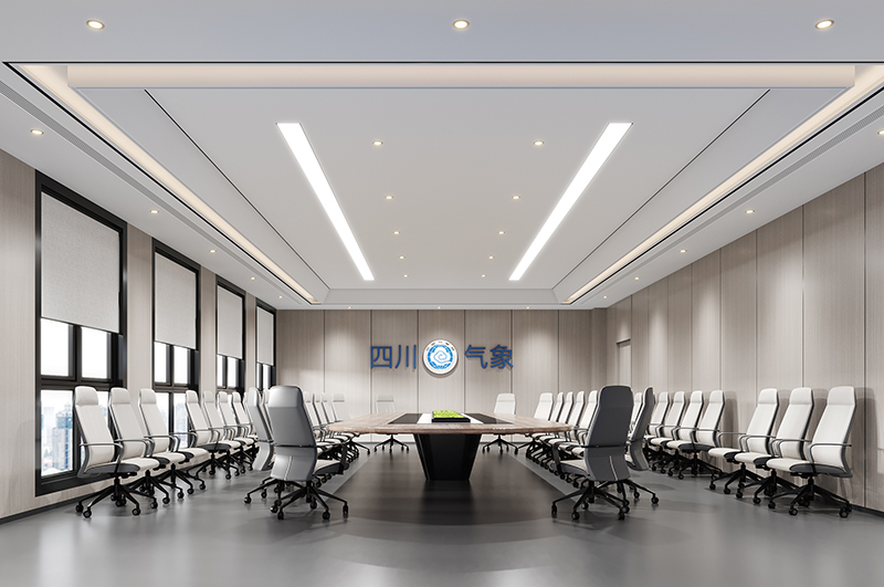 四川省成都?xì)庀缶洲k公室裝修