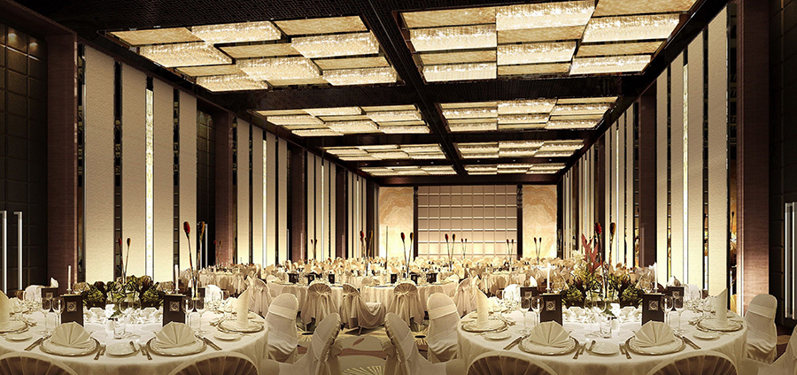 成都高檔酒店宴會廳裝修設(shè)計(jì)