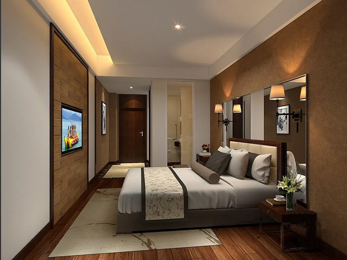 成都精品酒店客房設(shè)計效果圖