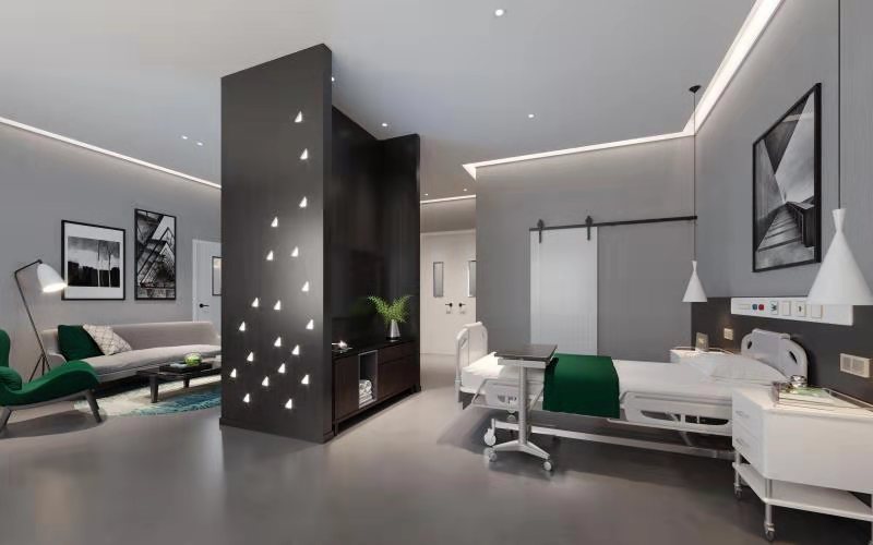 現代簡約整形醫(yī)院病房裝修效果圖