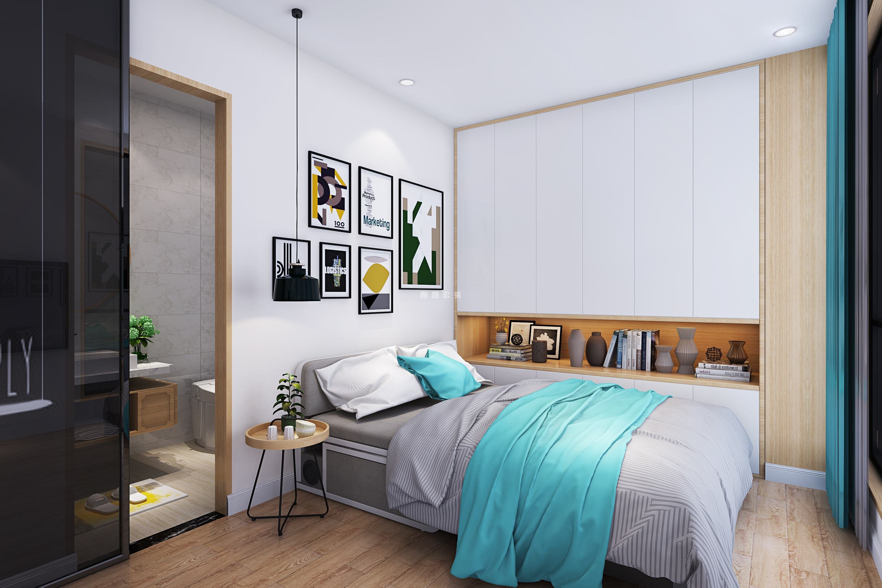 酒店客房背景墻北歐設(shè)計風(fēng)格