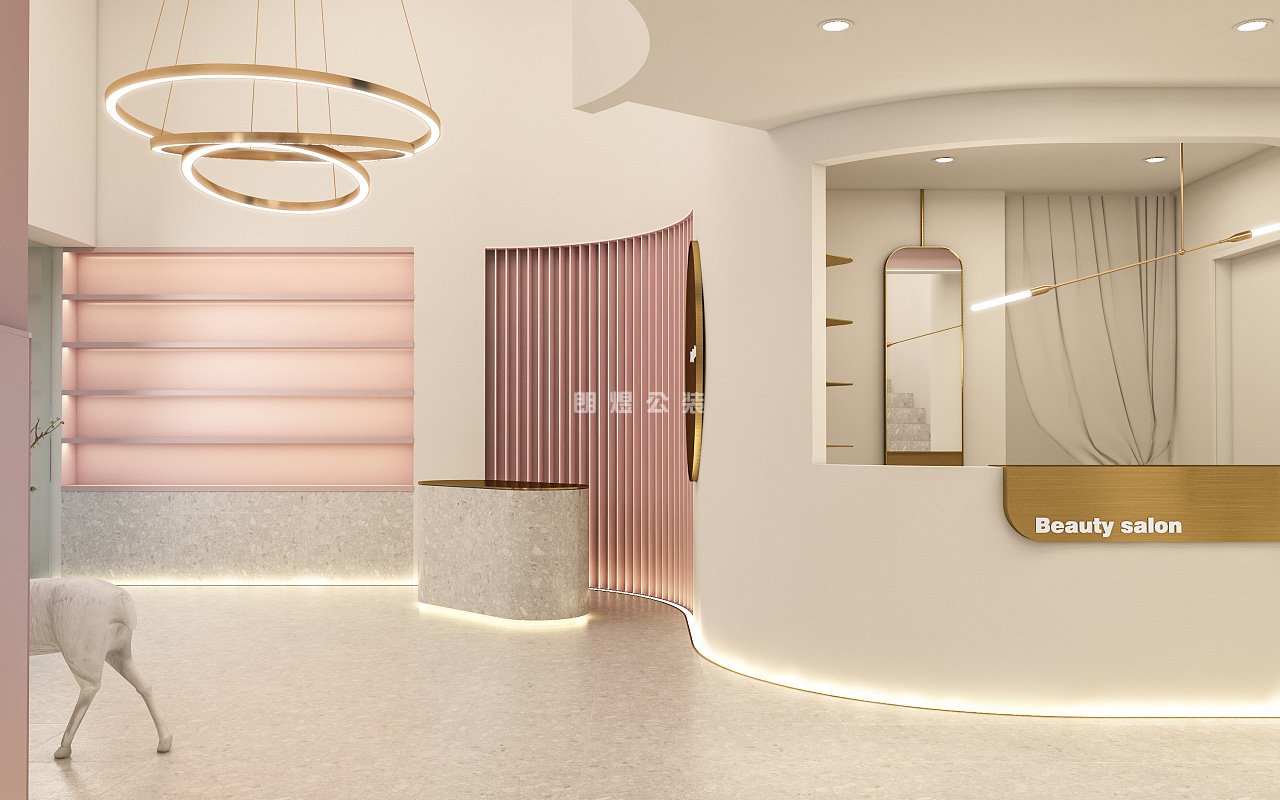 美容院服務(wù)臺設(shè)計(jì)效果圖
