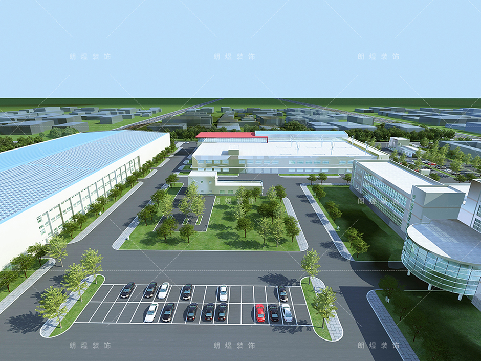 工業(yè)園區(qū)標(biāo)準(zhǔn)廠房裝修效果圖