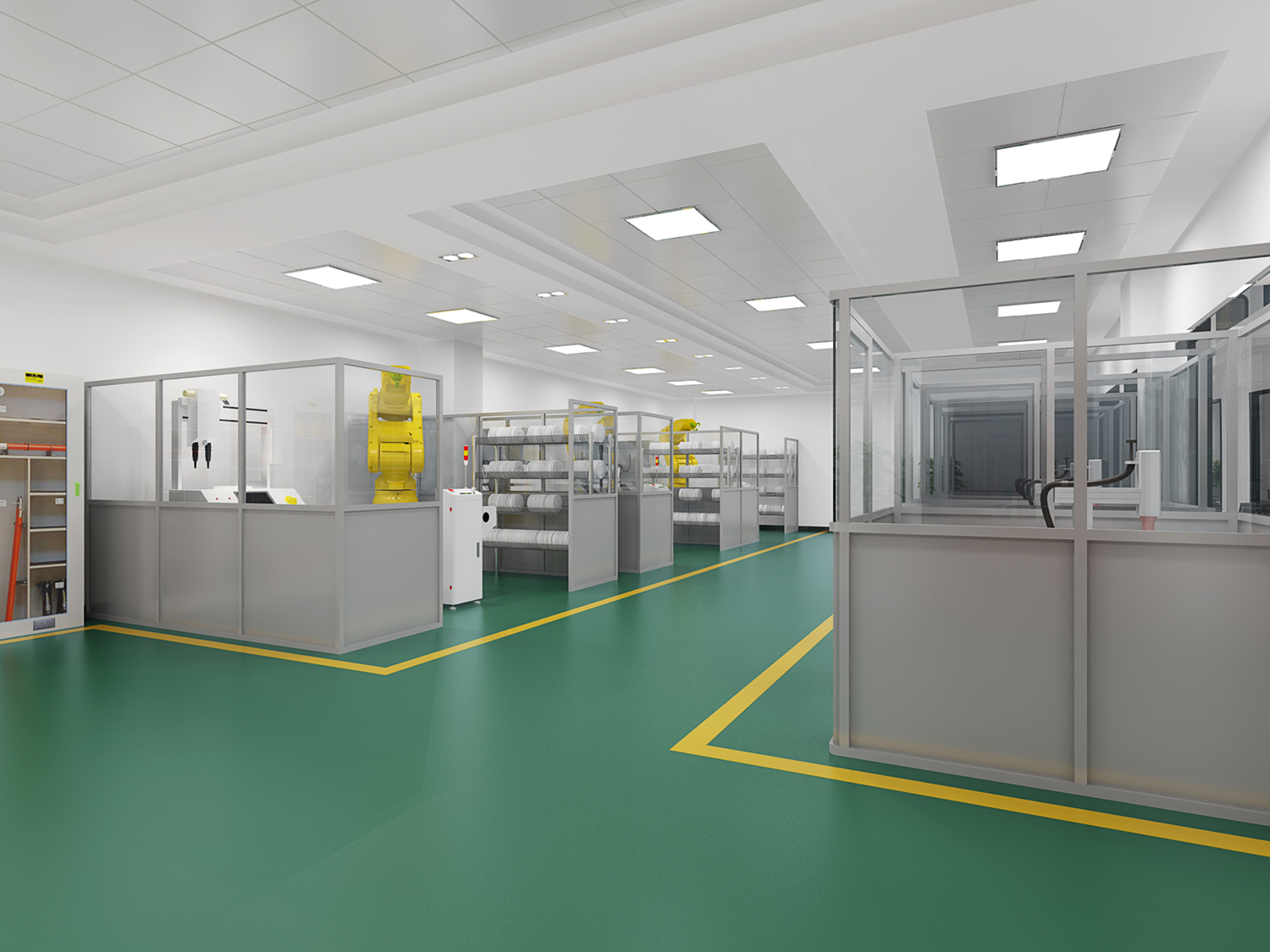 園區(qū)廠房辦公樓裝修設計效果圖