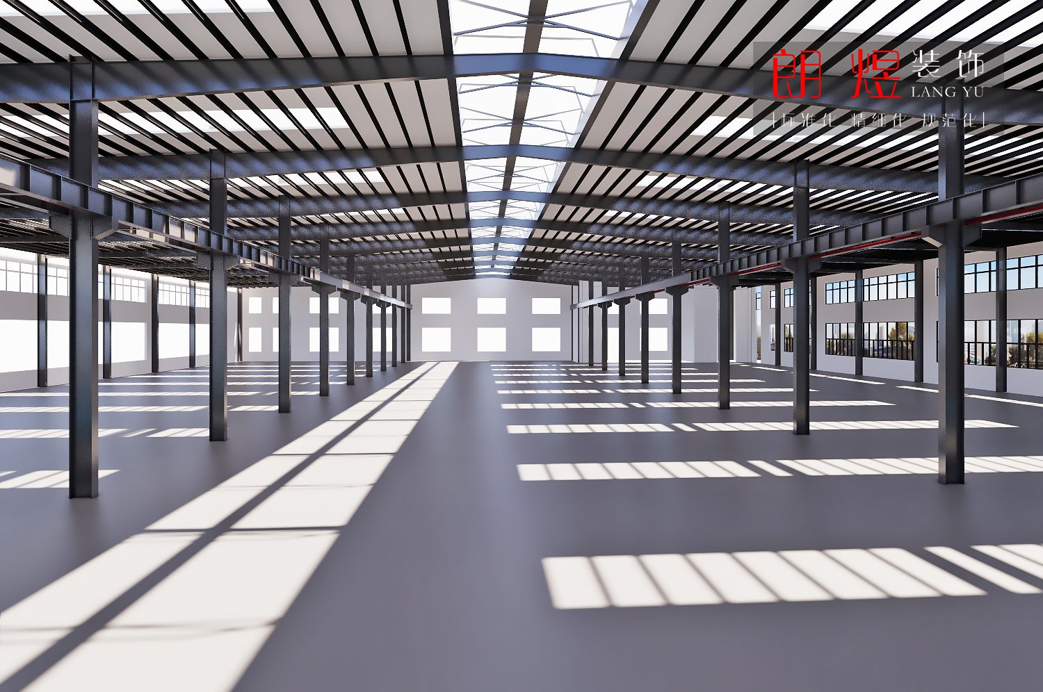 2000平廠房改造辦公室裝修效果圖