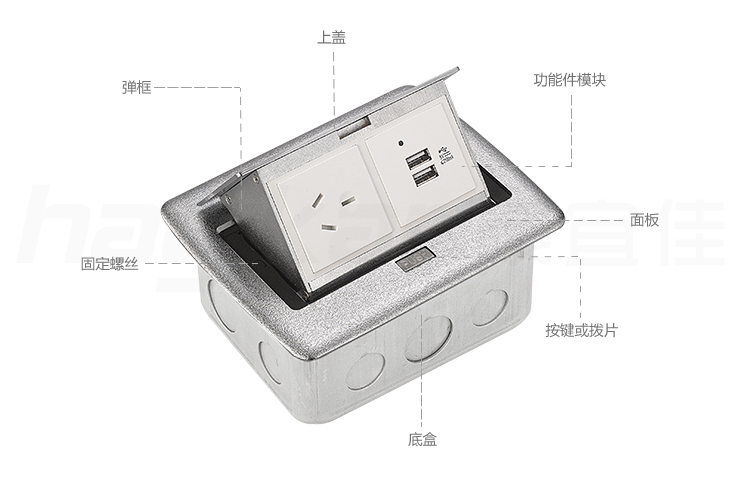 辦公室裝修的地插布置及安裝工藝