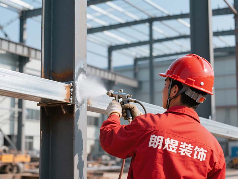 鋼結(jié)構(gòu)廠房搭建涂刷防腐涂料