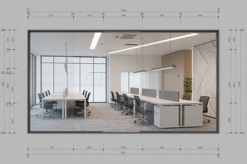 辦公室裝修圖紙