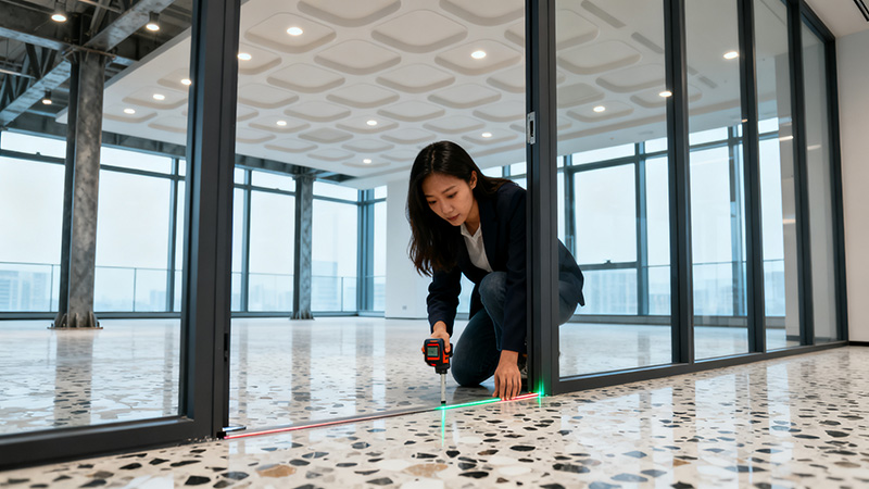 辦公室裝修現(xiàn)場測量