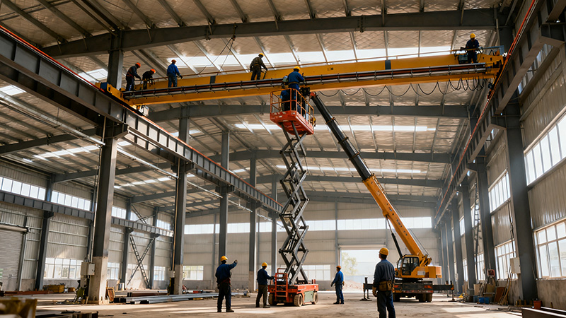 鋼結(jié)構(gòu)廠房行車加固安裝