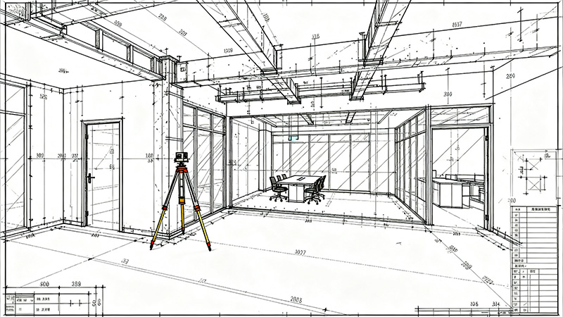 通過(guò)量房對(duì)辦公室裝修進(jìn)行結(jié)構(gòu)識(shí)別